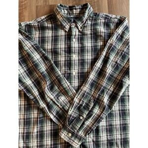 Ralph Lauren Shirt Mens 2XL Plaid Classic Fit Button Down Long Sleeve Casual